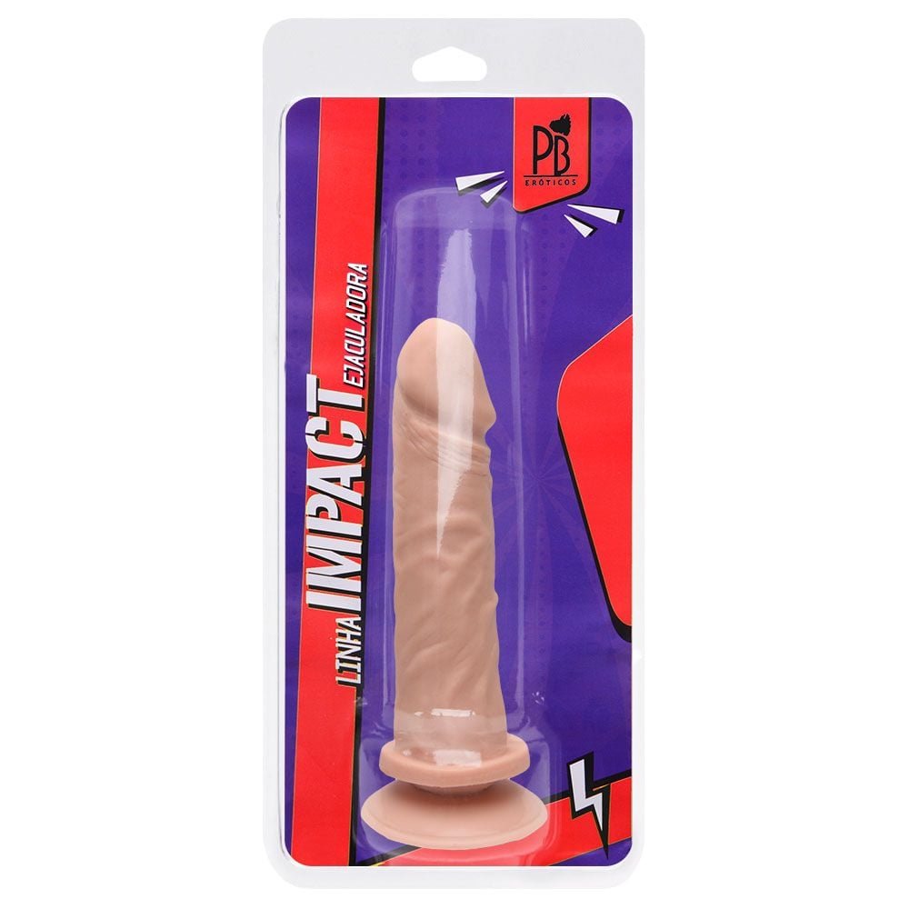 Prótese Ejaculador Silicone 16 X 3,2cm Pau Brasil