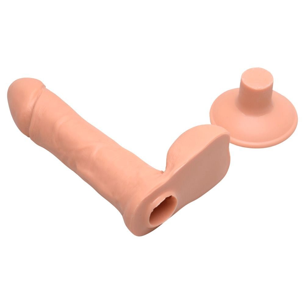 Prótese Ejaculador Silicone 16 X 3,5cm Pau Brasil