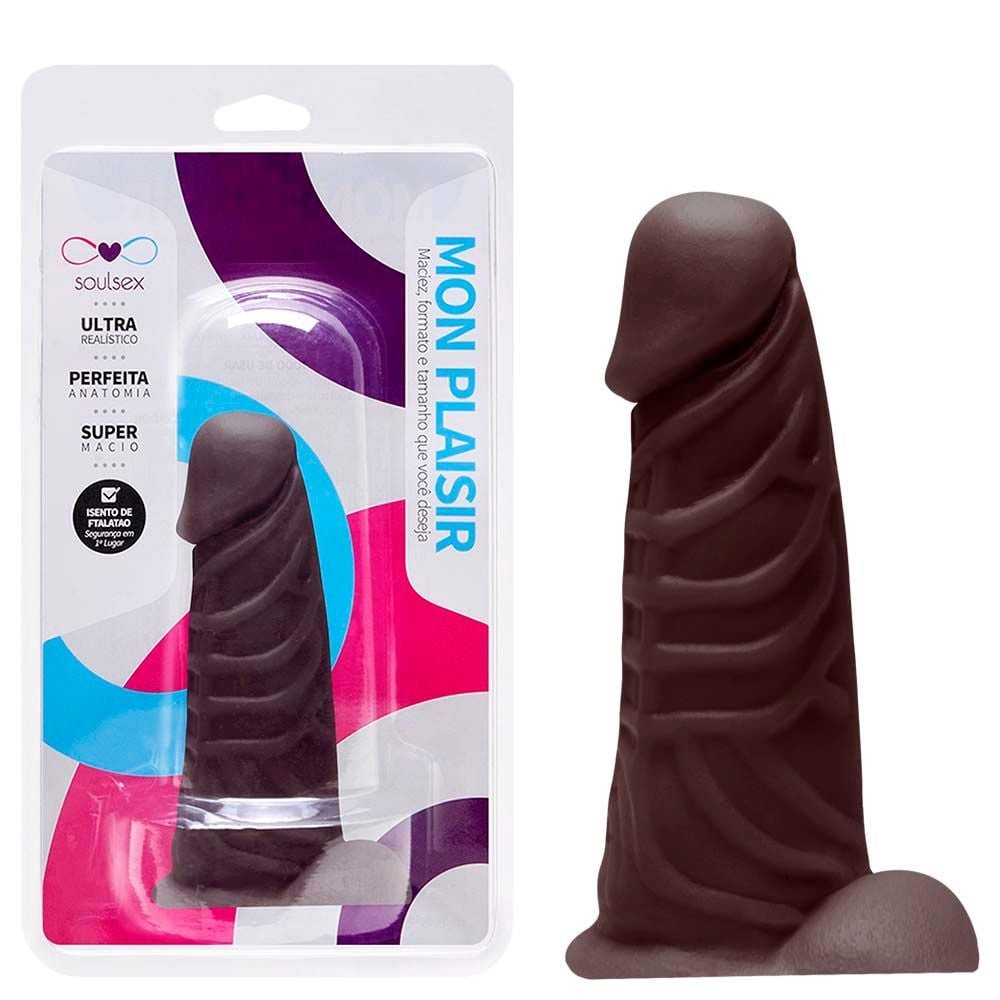 Prótese Maciça Com Escroto 14 X 3,5cm Soulsex