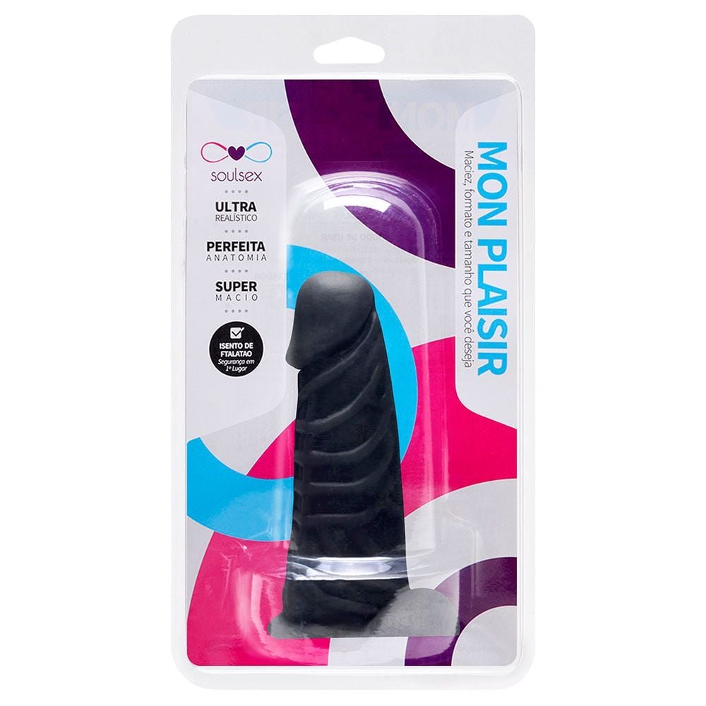 Prótese Maciça Com Escroto 14 X 3,5cm Soulsex