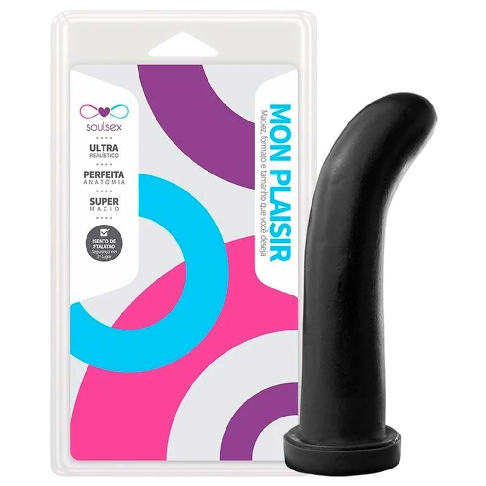 Prótese Maciça Ponto G 16,5 X 3,5cm Soulsex