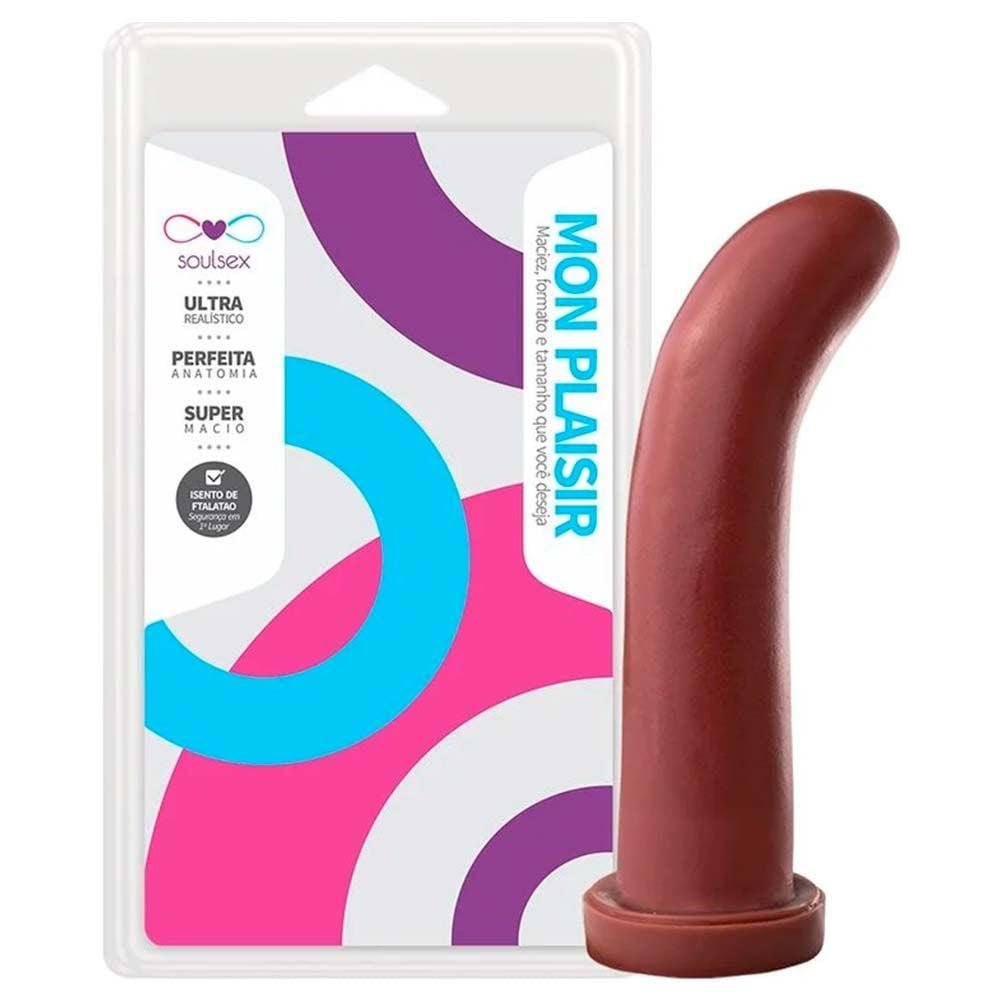Prótese Maciça Ponto G 16,5 X 3,5cm Soulsex
