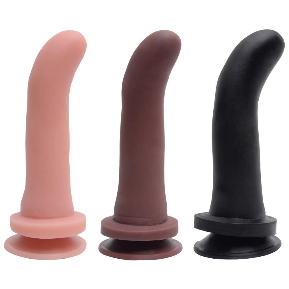 Prótese Maciça Ponto G Com Ventosa 16,5 X 3,5cm Soulsex
