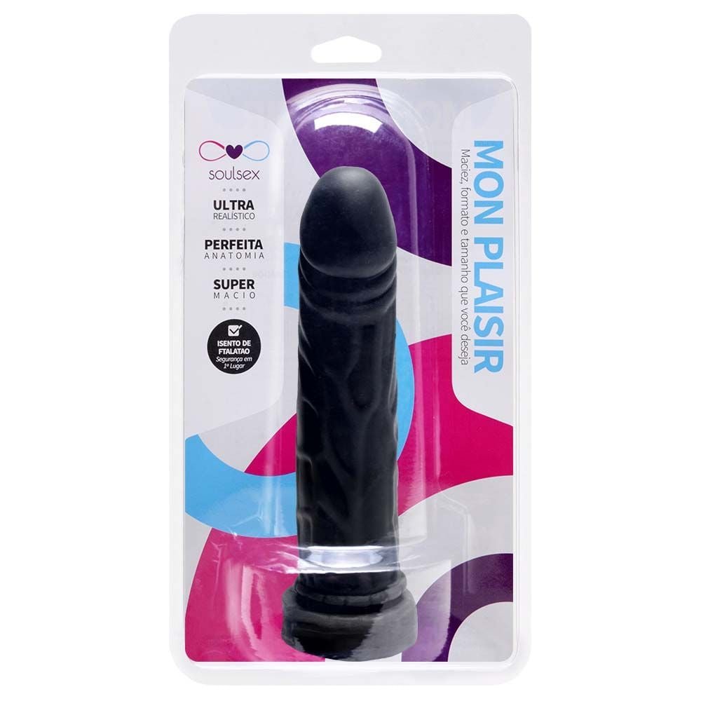 Prótese Maciça Realística 16,5 X 3,3cm Soulsex