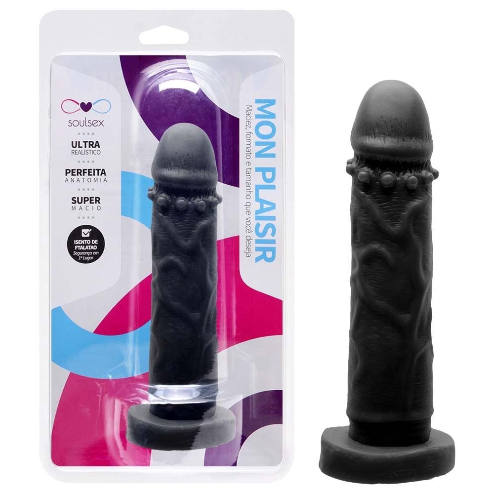 Prótese Maciça Realística 16,5 X 3,5cm Soulsex