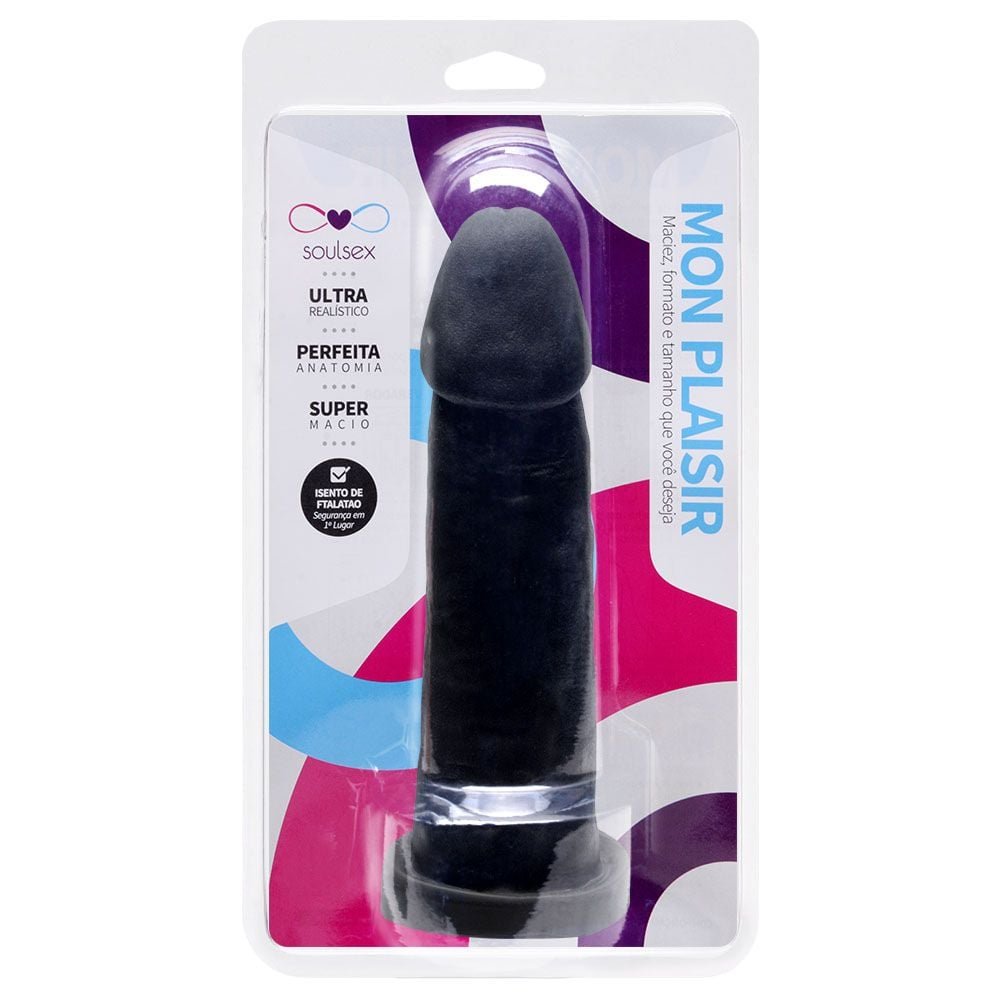 Prótese Maciça Realística 17 X 4cm Soulsex