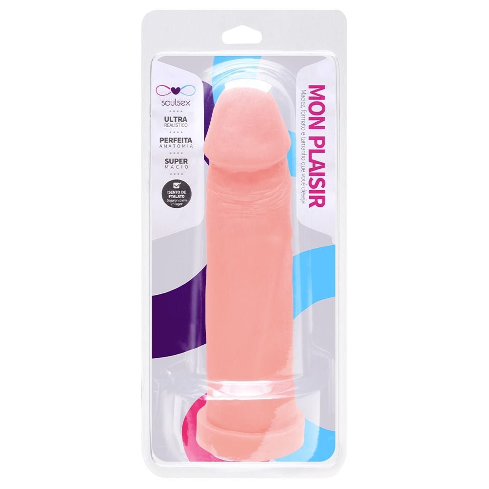 Prótese Maciça Realística 21,5 X 5cm Soulsex