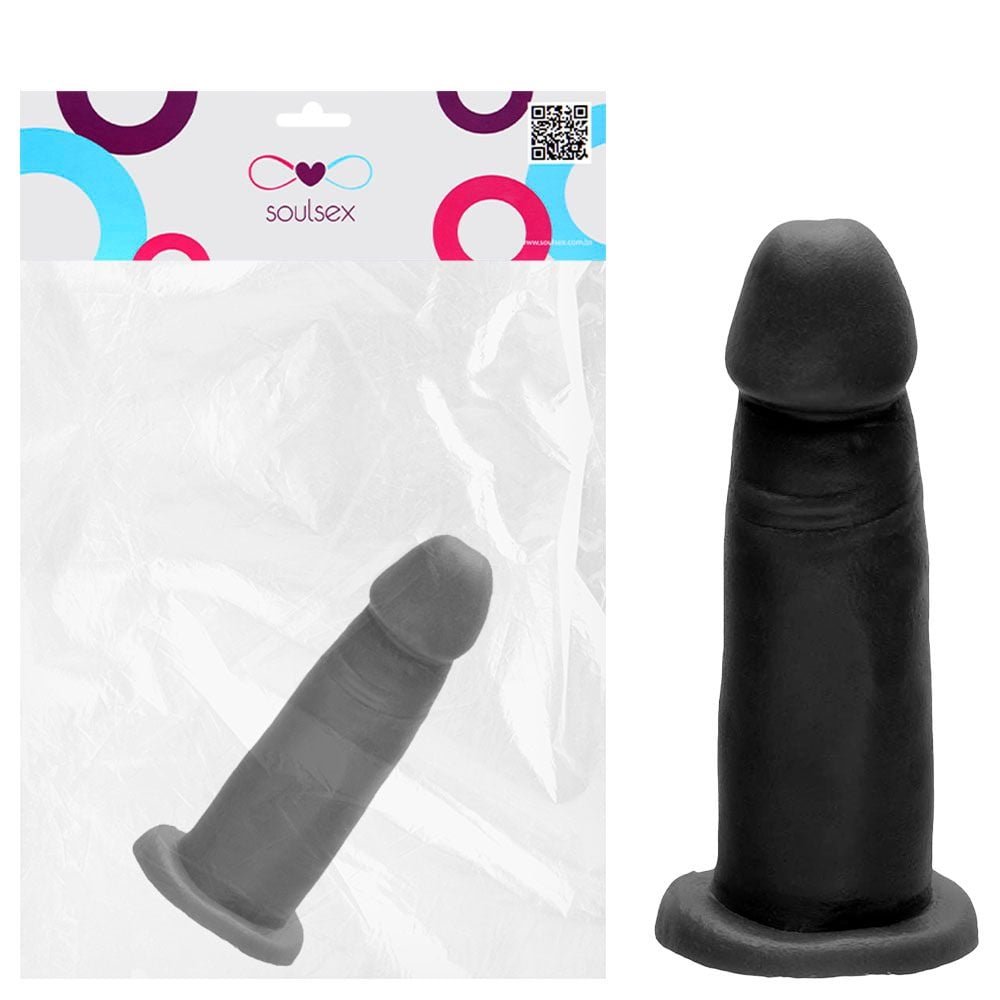 Prótese Maciça Realística 9 X 3cm Soulsex