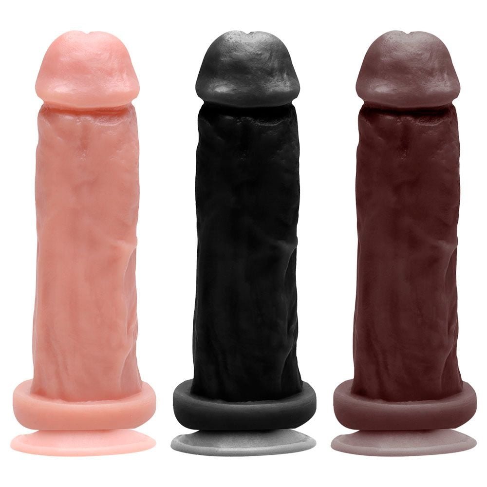Prótese Maciça Realística Com Ventosa 17 X 4,5cm Soulsex