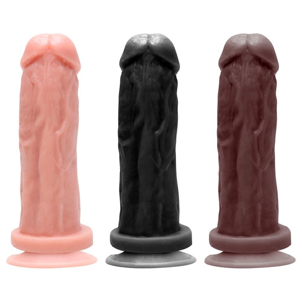Prótese Maciça Realística Com Ventosa 17 X 4,5cm Soulsex