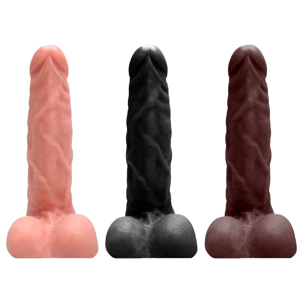 Prótese Maciça Realística Com Ventosa 18 X 4cm Soulsex