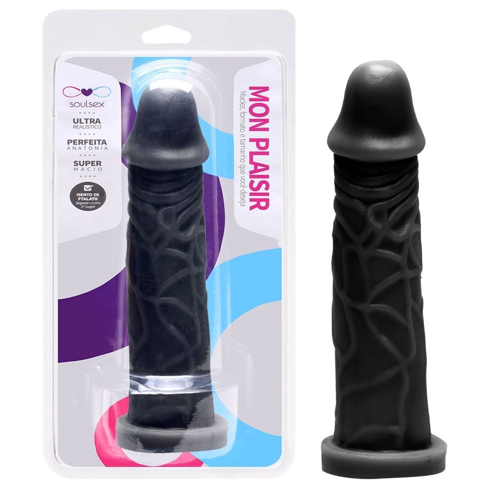 Prótese Maciça Veias Realística 16,5 X 3,5cm Soulsex