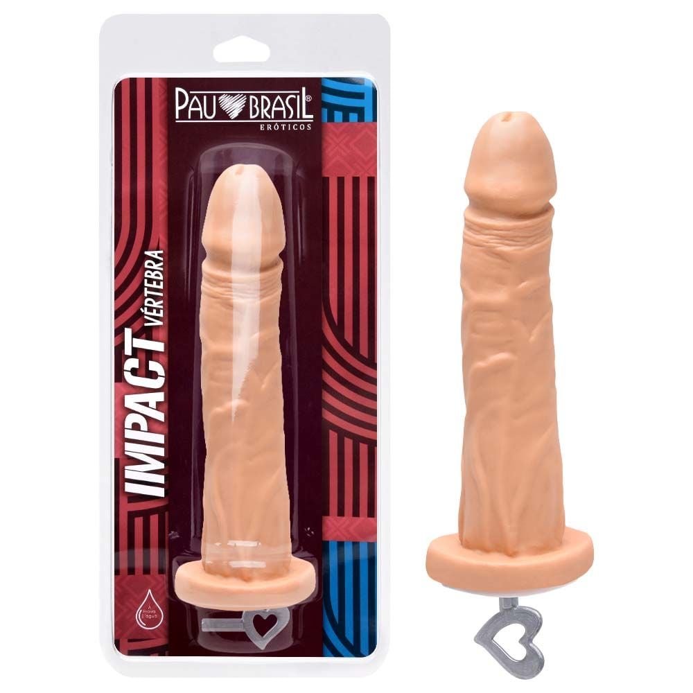 Prótese Maciça Vertebrada 19 X 3,7cm Pau Brasil