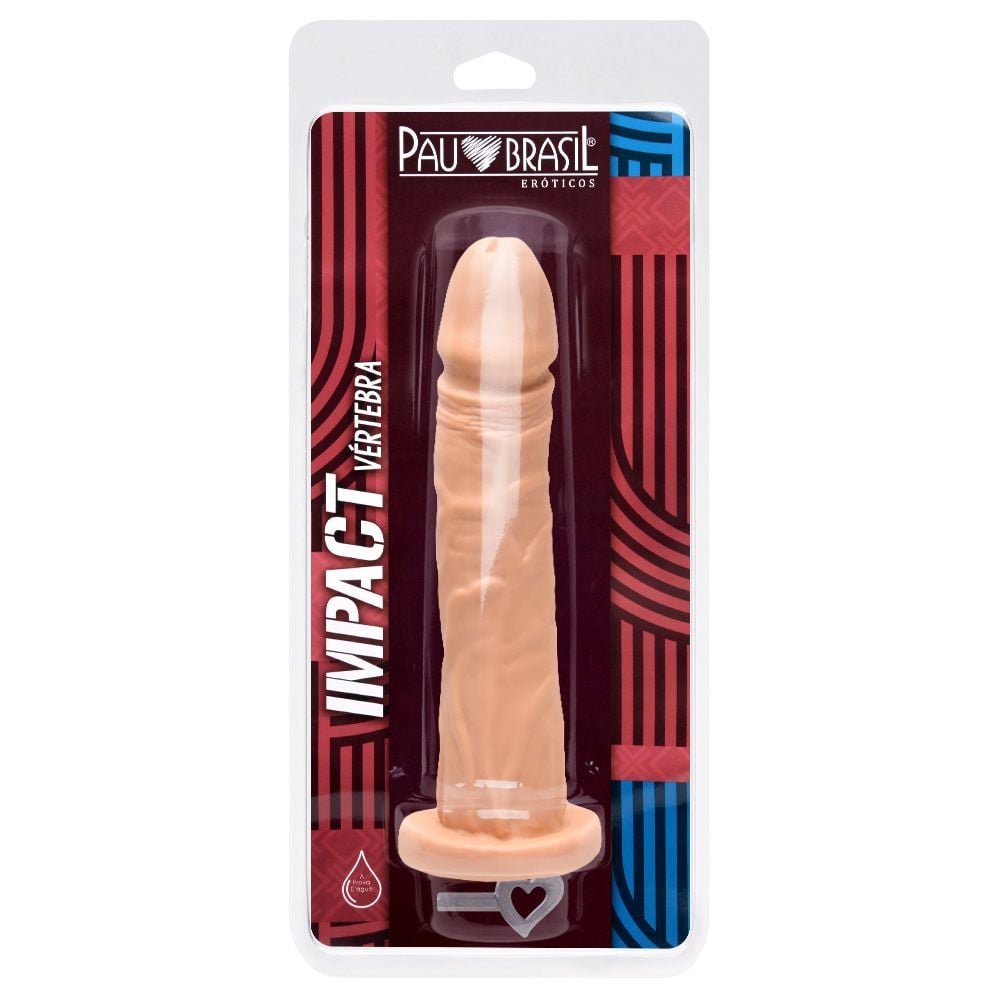 Prótese Maciça Vertebrada 19 X 3,7cm Pau Brasil
