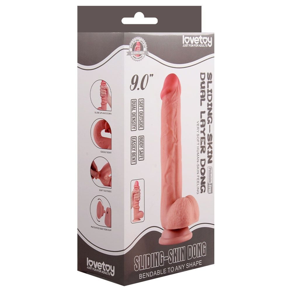 Prótese Realística 24cm Dupla Intensidade Dual Layer Dong Vipmix