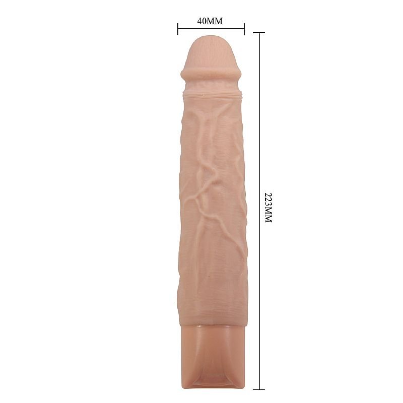 Prótese Realístico com Vibrador - Osric Bege - 22,3 x 4,0 cm - Pretty Love