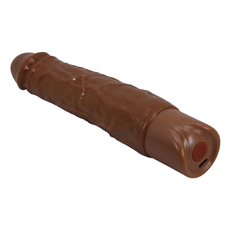 Prótese Realístico com Vibrador - Osric Marrom - 22,3 x 4,0 cm - Pretty Love
