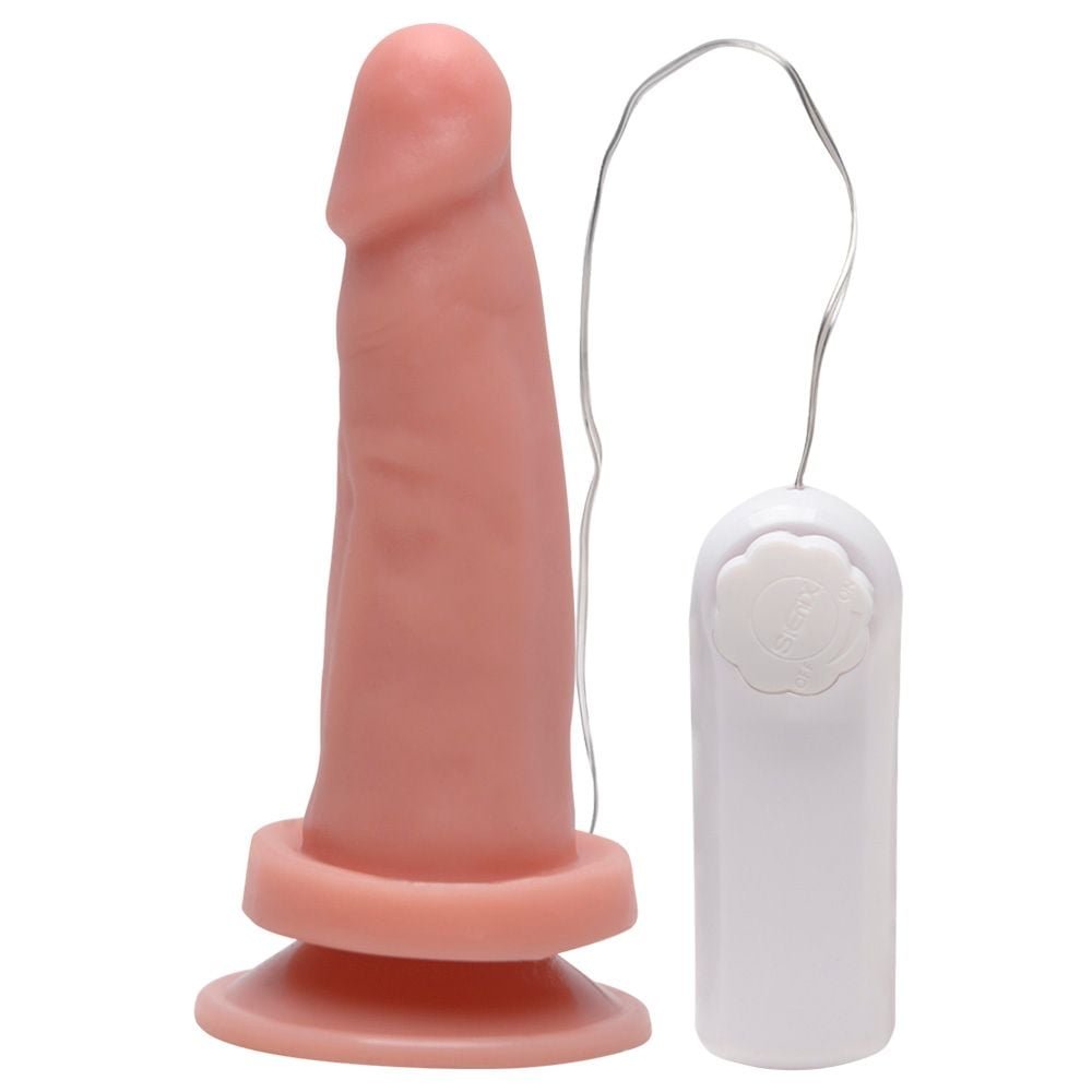 Prótese Vibrador Externo Ventosa 13,5 X 3,5cm Soulsex