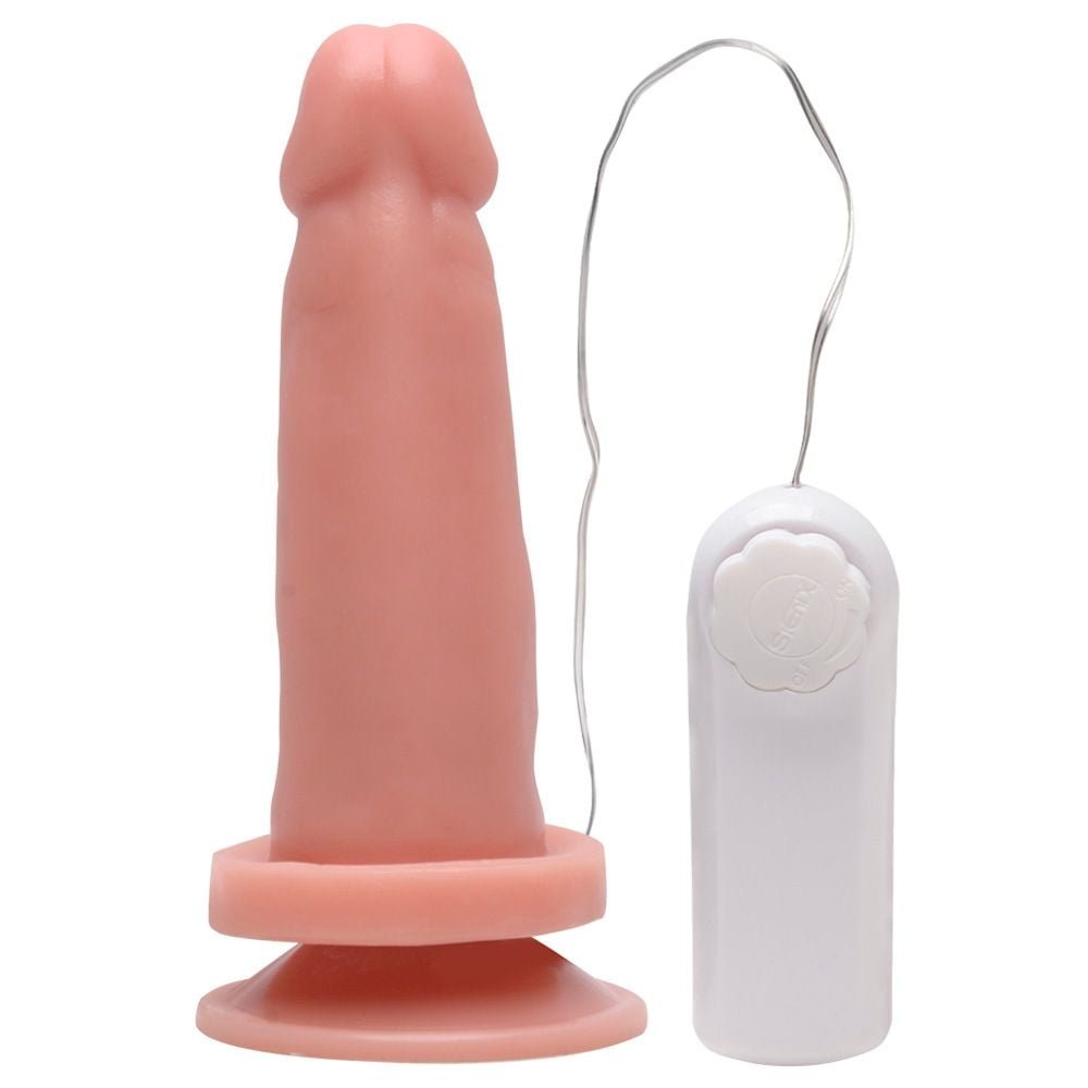 Prótese Vibrador Externo Ventosa 13,5 X 3,5cm Soulsex