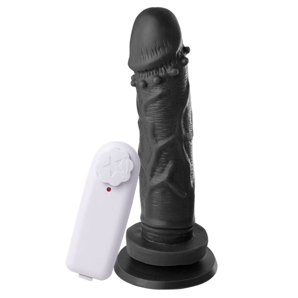 Prótese Vibrador Externo Ventosa 16,5 X 3,5cm Soulsex