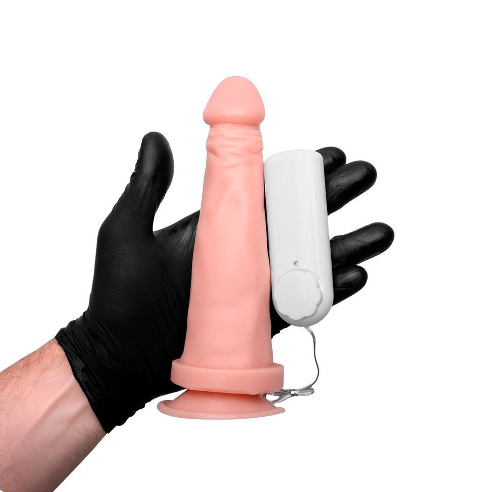 Prótese Vibrador Externo Ventosa 17 X 3,5cm Soulsex