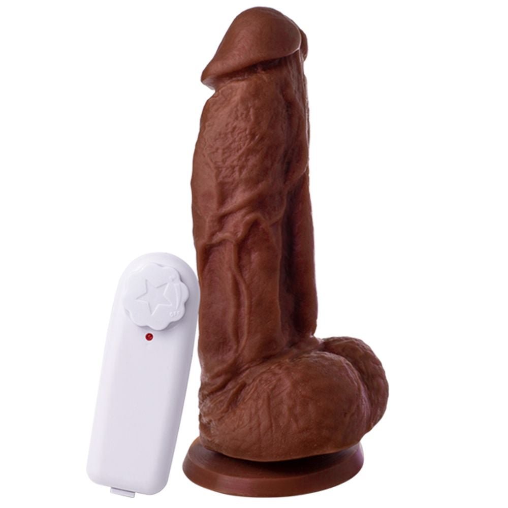 Prótese Vibrador Externo Ventosa 18 X 4,5cm Soulsex