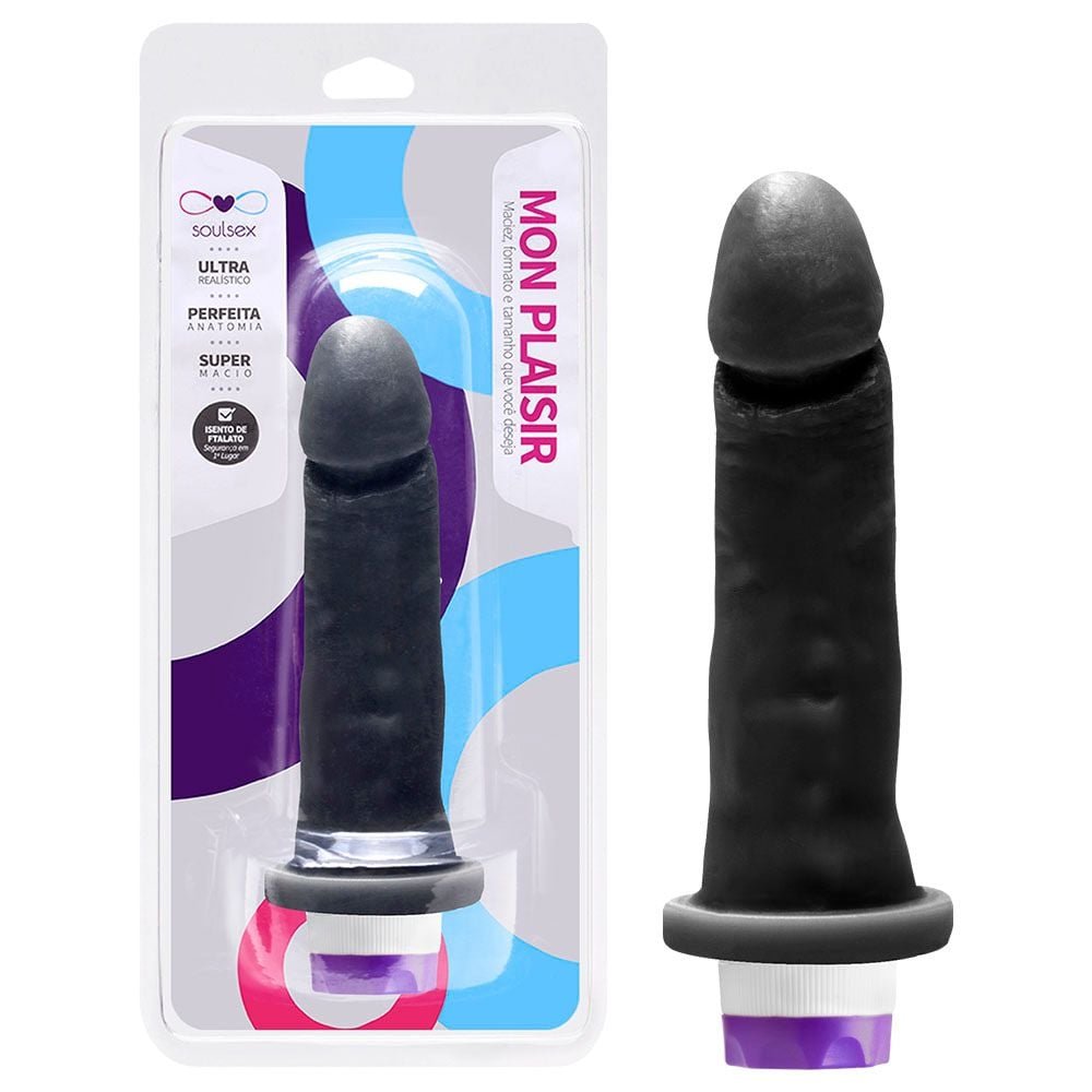 Prótese Vibrador Interno 15 X 3,5cm Soulsex