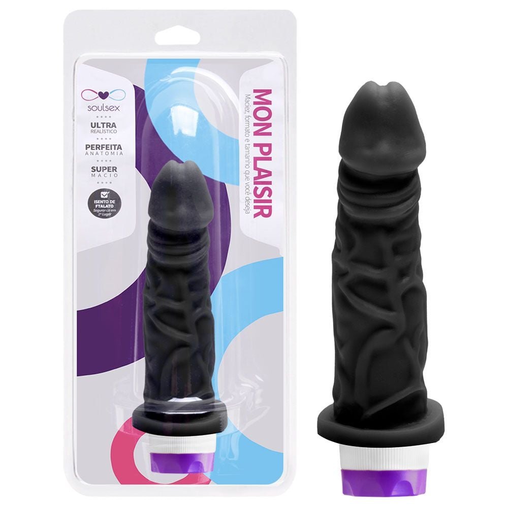 Prótese Vibrador Interno 15,5 X 4cm Soulsex