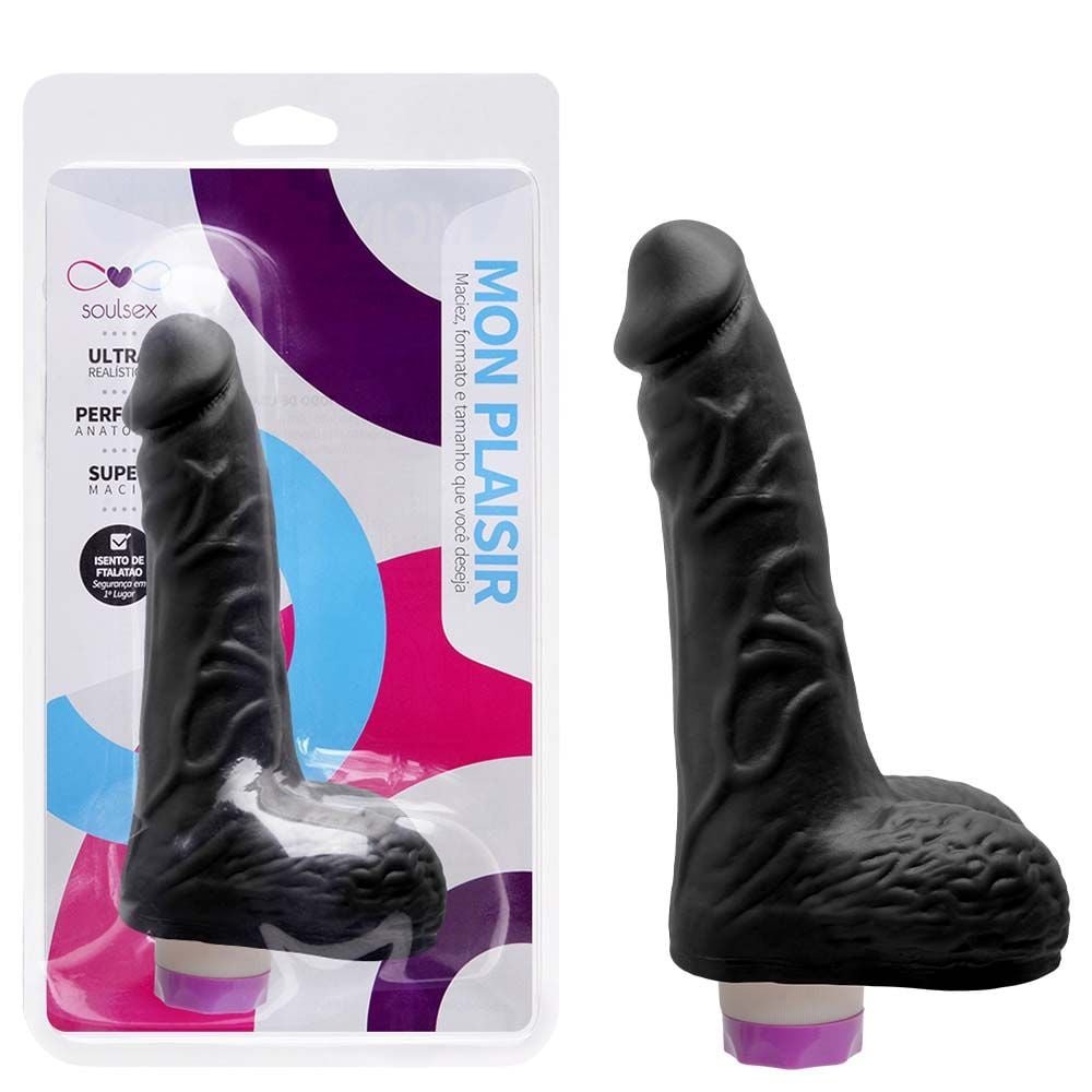 Prótese Vibrador Interno 16 X 4cm Soulsex