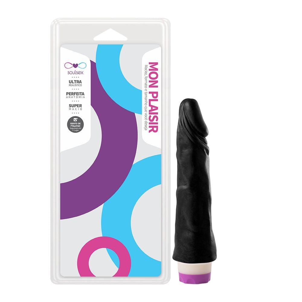 Prótese Vibrador Interno 17 X 3,5cm Soulsex