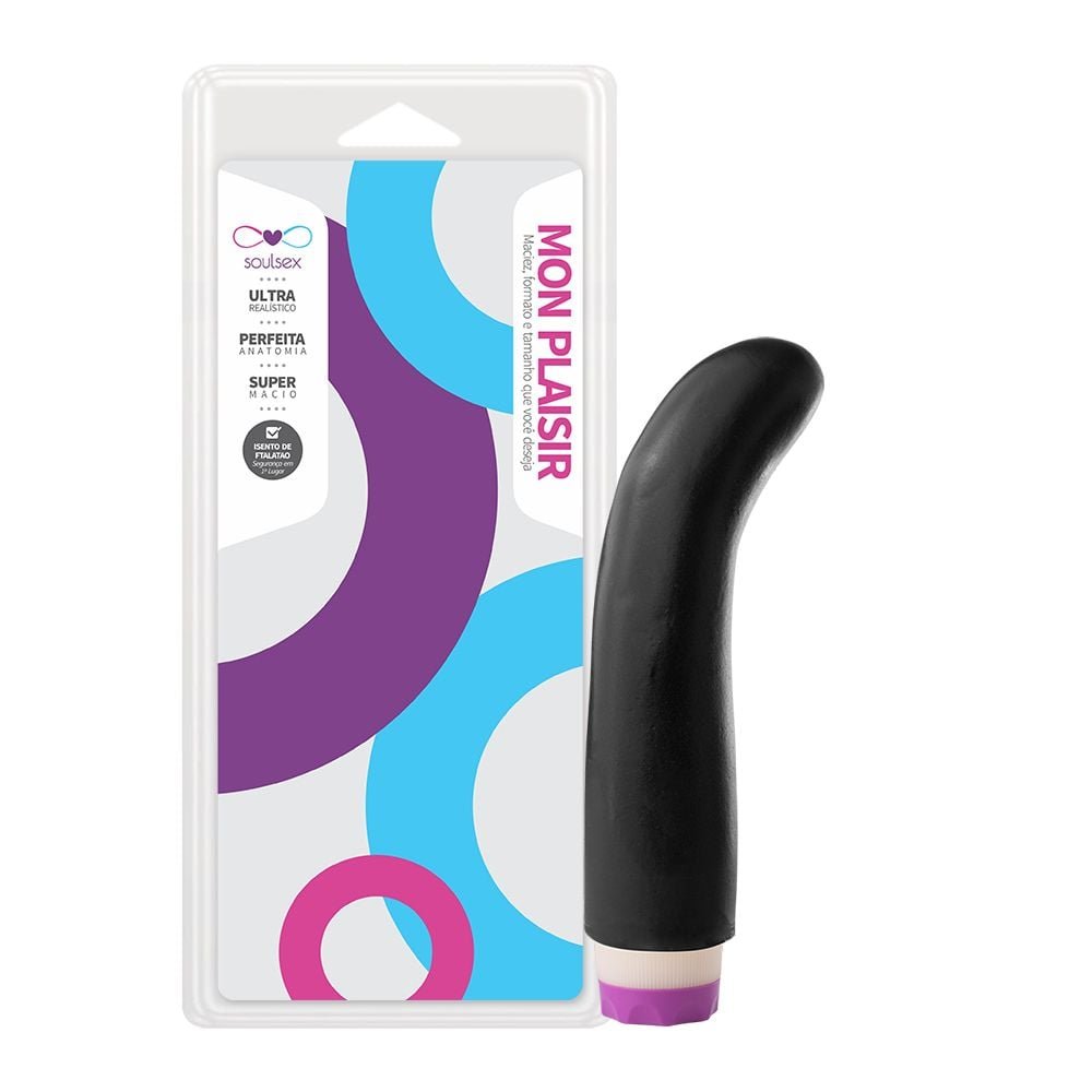 Prótese Vibrador Ponto G 14,5 X 4cm Soulsex