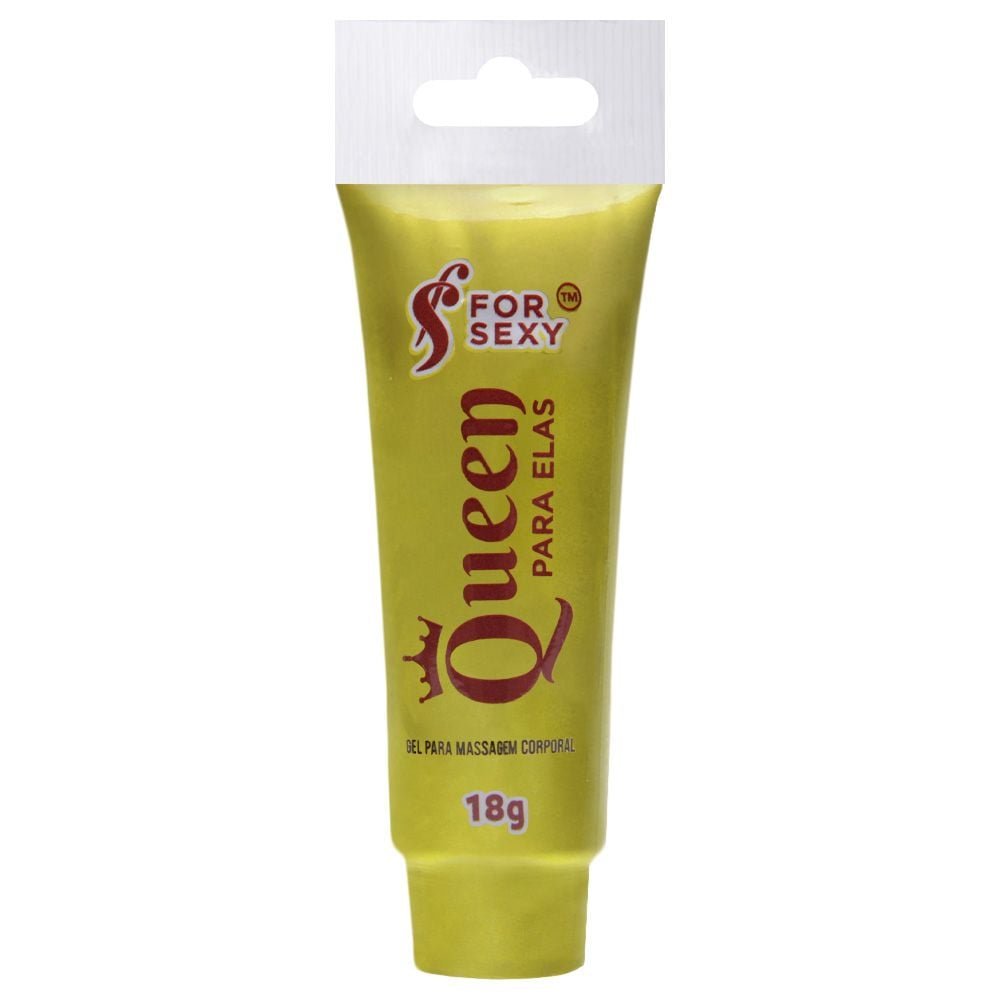 Queen Gel Excitante Esquenta E Vibra 18g For Sexy