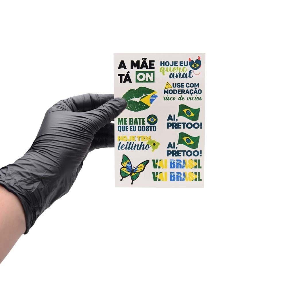 Quero Anal Tatuagem Temporária 10 X 15cm Sedux