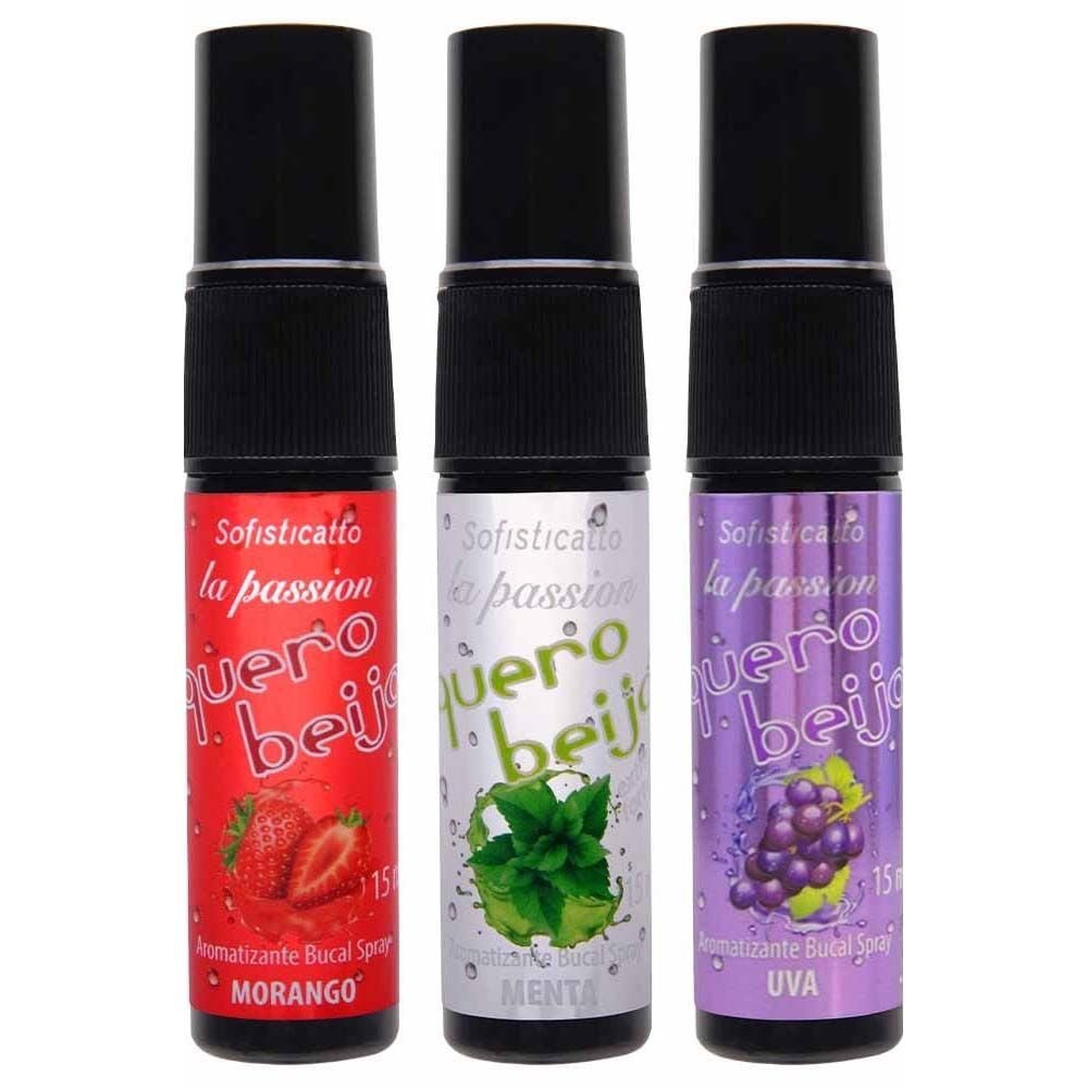Quero Beijo Aromatizante Bucal Spray 15ml Sofisticatto