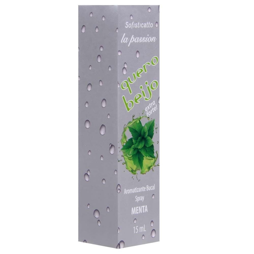 Quero Beijo Aromatizante Bucal Spray 15ml Sofisticatto