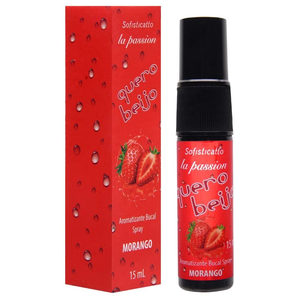 Quero Beijo Aromatizante Bucal Spray 15ml Sofisticatto