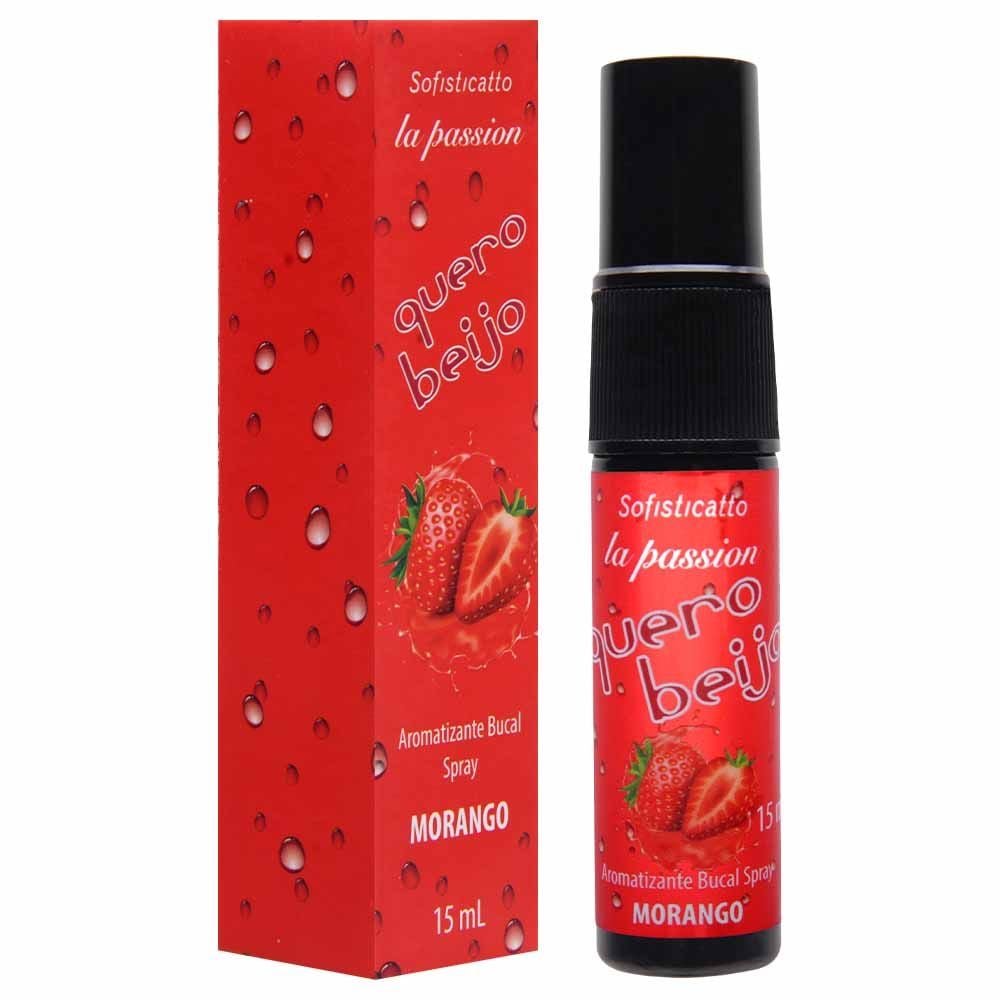 Quero Beijo Aromatizante Bucal Spray 15ml Sofisticatto