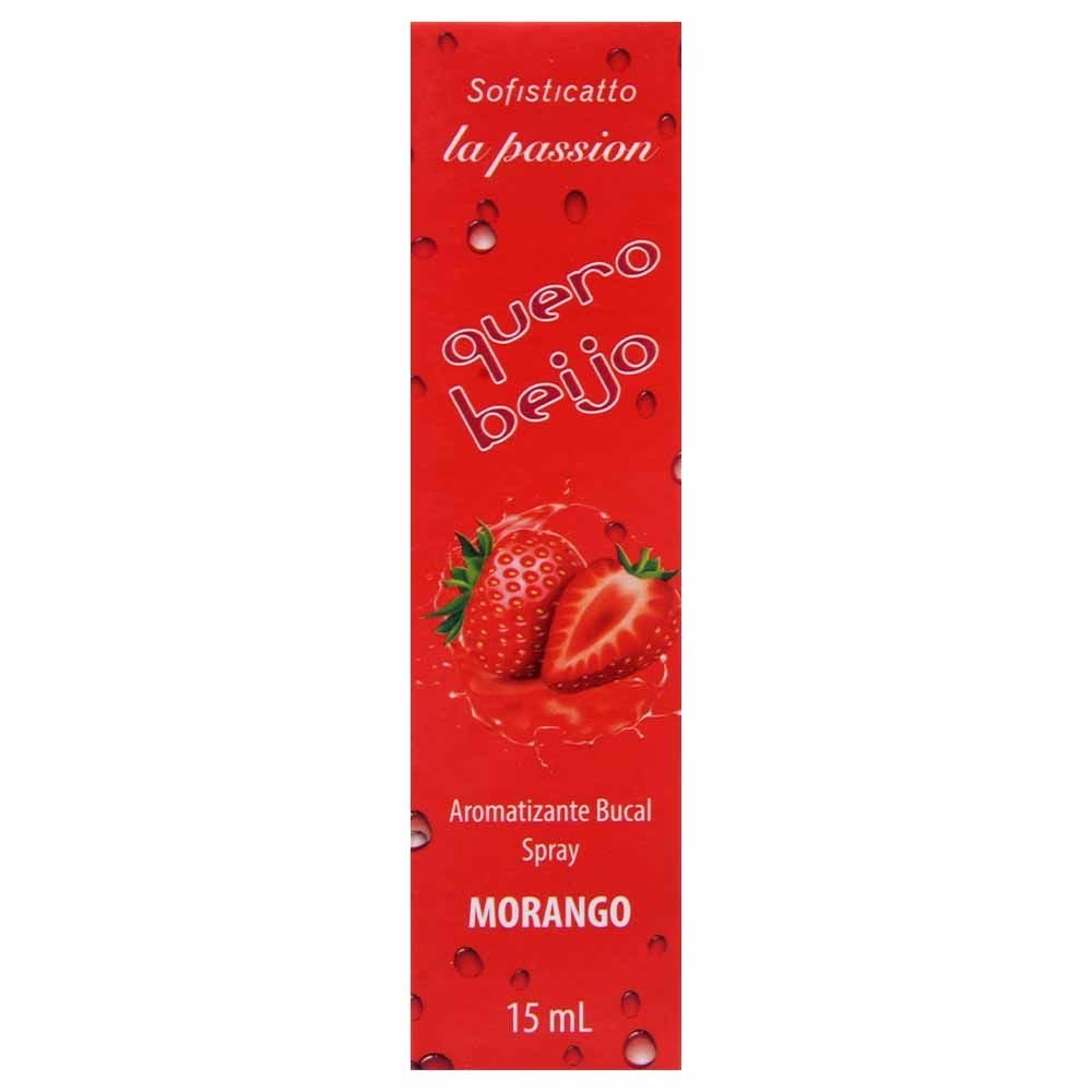 Quero Beijo Aromatizante Bucal Spray 15ml Sofisticatto