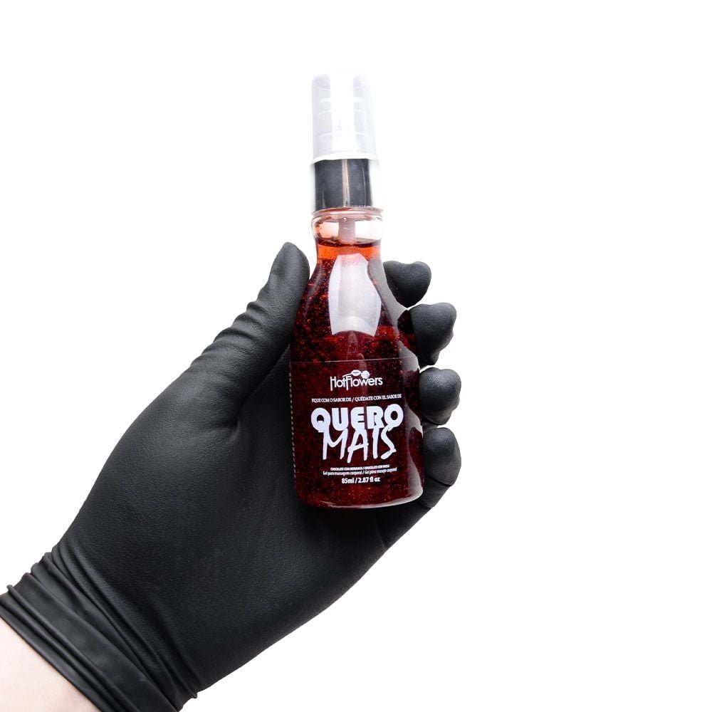 Quero Mais Gel Comestível Massagem 85ml Hot Flowers