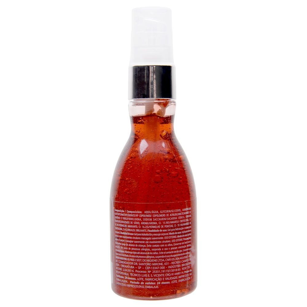 Quero Mais Gel Comestível Massagem 85ml Hot Flowers