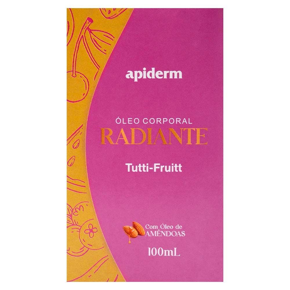 Radiante óleo Corporal Tutti Frutti 100ml Apinil