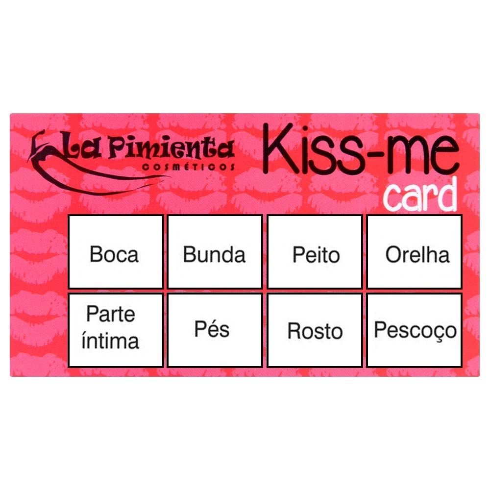 Raspadinha Kiss Me Card 5 Unidades La Pimienta