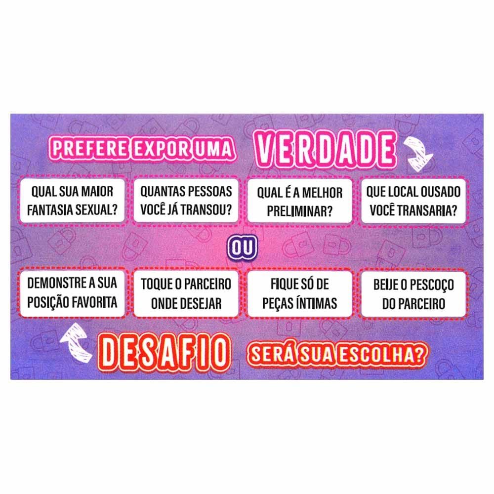 Raspadinha Verdade Desafio Unitária Sensual Love
