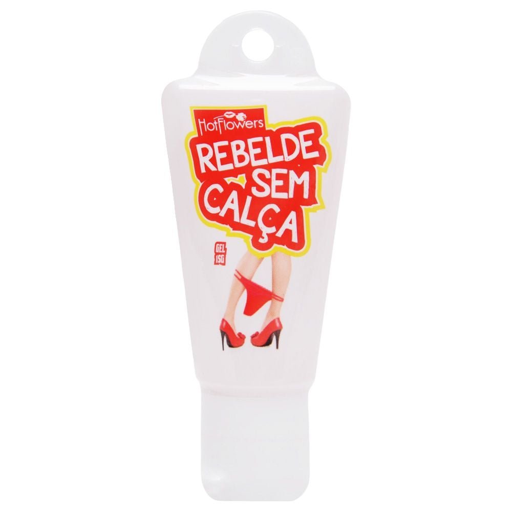 Rebelde Sem Calça Gel Anal 15g Hot Flowers