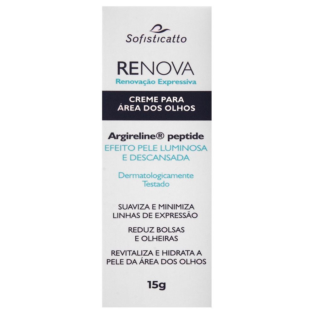 Renova Creme área Olhos Revitaliza 15g Sofisticatto