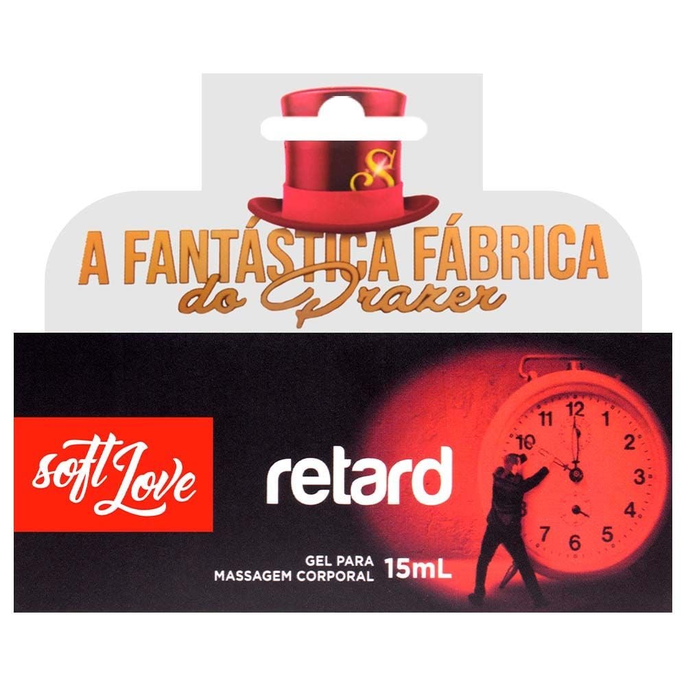 Retard Gel Masculino Desempenho 15ml Soft Love