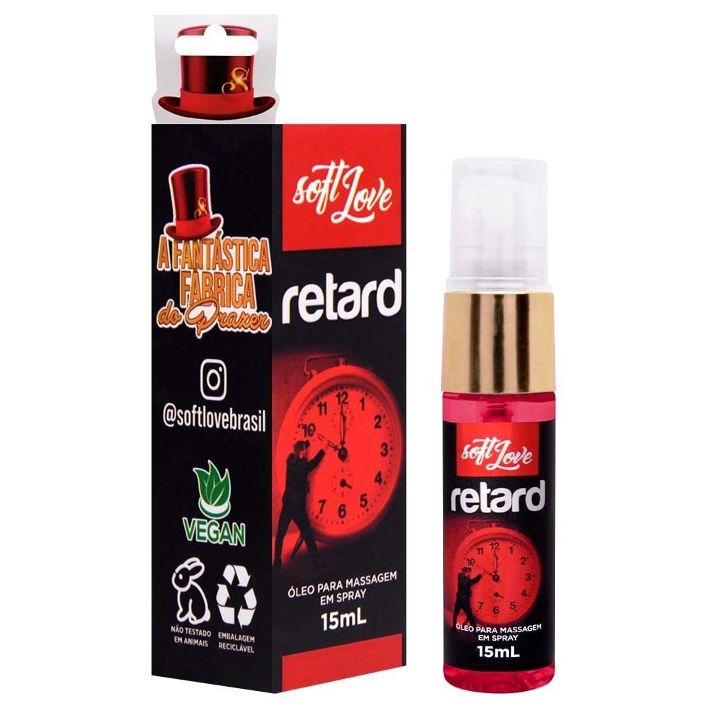 Retard Jatos Excitante Masculino 15ml Soft Love