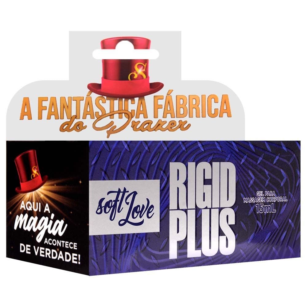 Rigid Gel Masculino Pênis Duro 15ml Soft Love