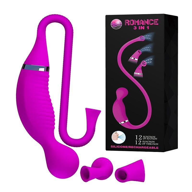 Romance Vibrador 3 em 1 - Pretty love