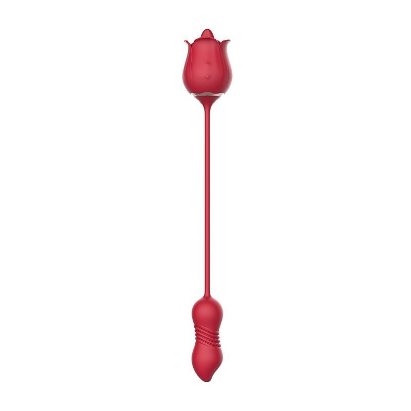 Rosa com Língua Estimuladora de Clitóris e ponto G - Rose Pro 7 - S-Hande - Rosa